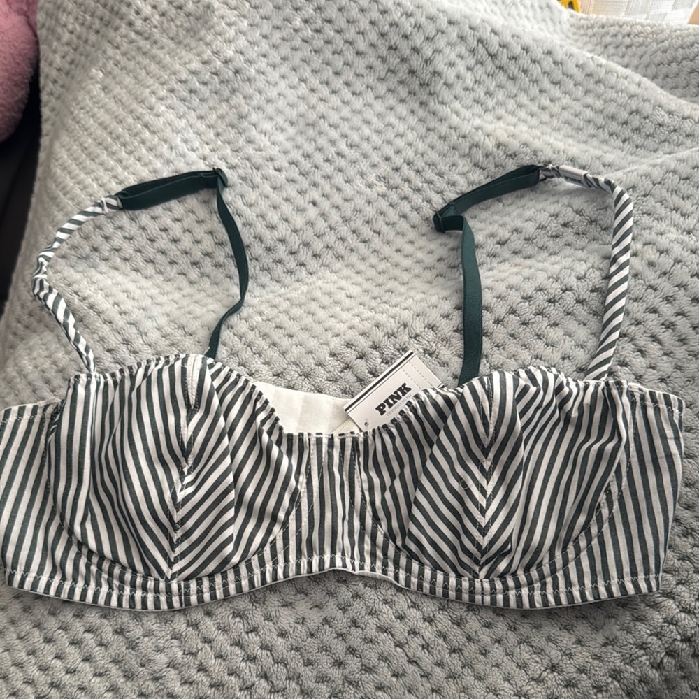PINK Victoria's Secret Striped Bra